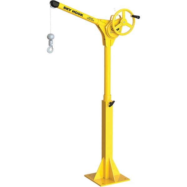 Sky Hook - 500 Lb Steel Lifting Hook Crane - Exact Tool & Supply