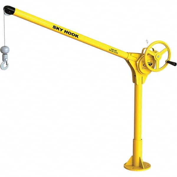 Sky Hook - 500 Lb Steel Lifting Hook Crane - Exact Tool & Supply