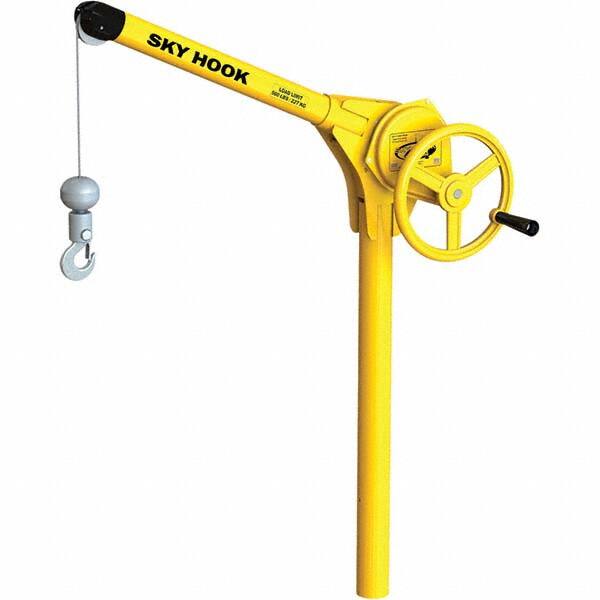 Sky Hook - 500 Lb Steel Lifting Hook Crane - Exact Tool & Supply