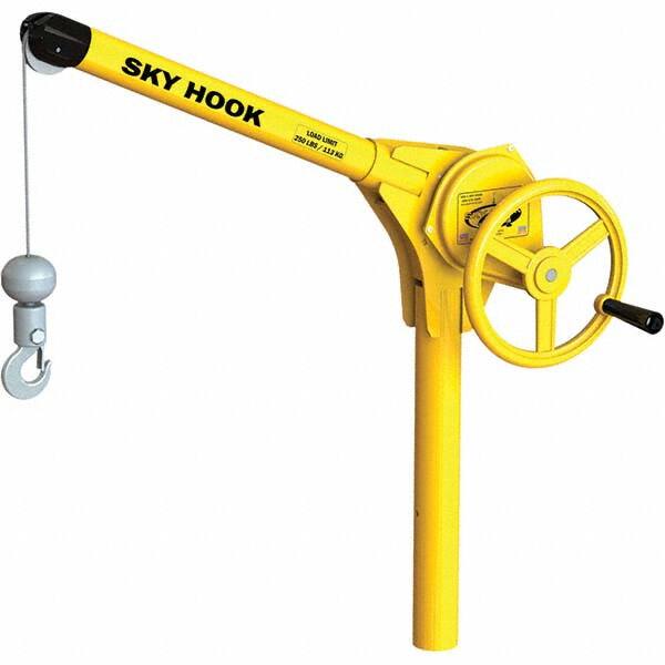 Sky Hook - 250 Lb Steel Lifting Hook Crane - Exact Tool & Supply