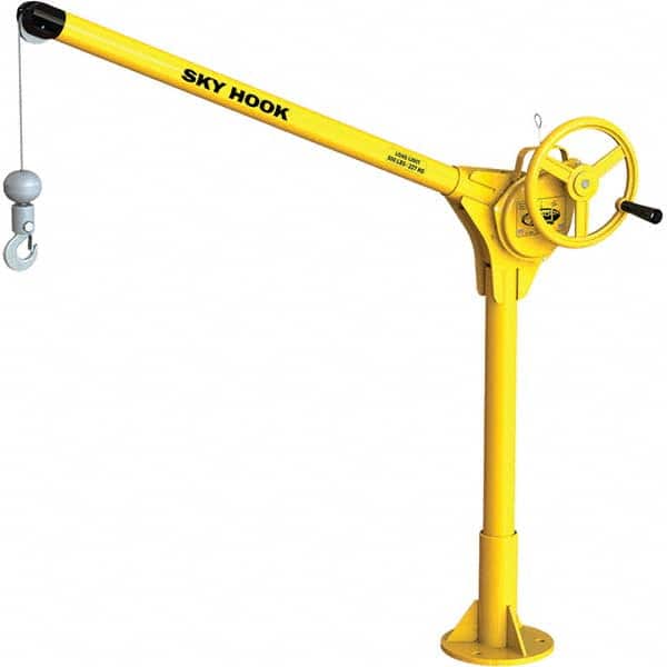 Sky Hook - 500 Lb Steel Lifting Hook Crane - Exact Tool & Supply