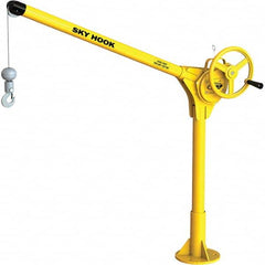 Sky Hook - 500 Lb Steel Lifting Hook Crane - Exact Tool & Supply
