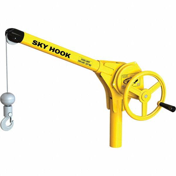 Sky Hook - 500 Lb Steel Lifting Hook Crane - Exact Tool & Supply