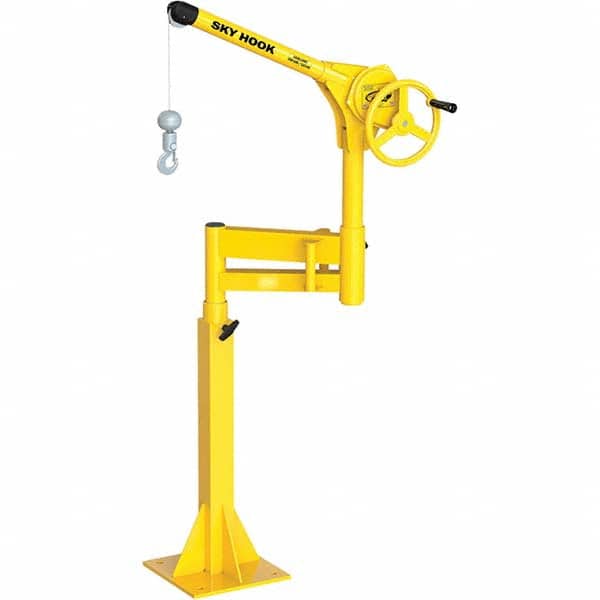 Sky Hook - 500 Lb Steel Lifting Hook Crane - Exact Tool & Supply