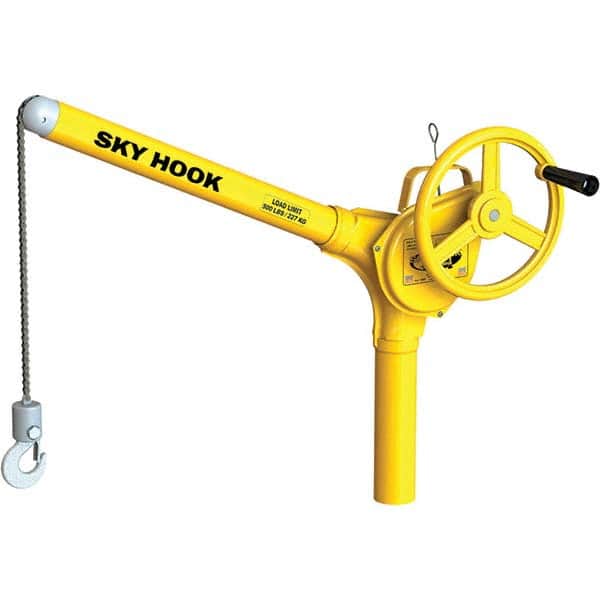 Sky Hook - 500 Lb Steel Lifting Hook Crane - Exact Tool & Supply