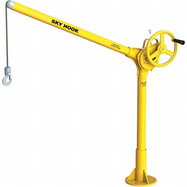 Sky Hook - 500 Lb Steel Lifting Hook Crane - Exact Tool & Supply