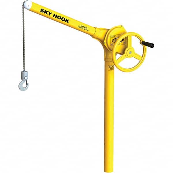 Sky Hook - 500 Lb Steel Lifting Hook Crane - Exact Tool & Supply