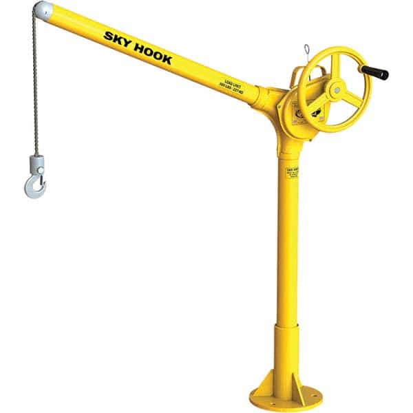 Sky Hook - 500 Lb Steel Lifting Hook Crane - Exact Tool & Supply