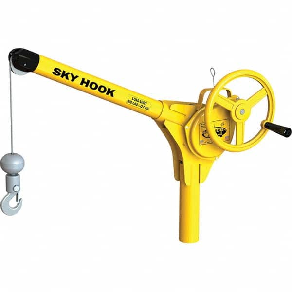 Sky Hook - 500 Lb Steel Lifting Hook Crane - Exact Tool & Supply