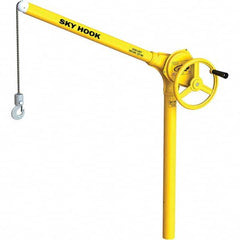 Sky Hook - 500 Lb Steel Lifting Hook Crane - Exact Tool & Supply