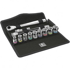 Wera - Socket Sets Measurement Type: Metric Drive Size: 3/8 - Exact Tool & Supply