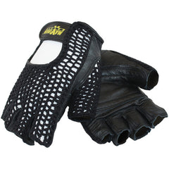 122-AV14/XL Lifting Gloves - Lifting Gloves w/ Reinforced Padded Leather Palm - Crocheted Back - Exact Tool & Supply