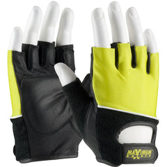 122-AV70/M Lifting Gloves - Lifting Gloves w/Reinforced Padded Leather Palm - Cotton Terry Back - Exact Tool & Supply