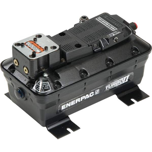 Enerpac - Power Hydraulic Pumps & Jacks Type: Air-Hydraulic Pressure Rating (psi): 10000 - Exact Tool & Supply
