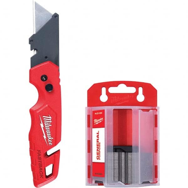 Milwaukee Tool - Utility Knives, Snap Blades & Box Cutters Type: Utility Knife Blade Type: Springback - Exact Tool & Supply
