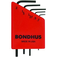 SET 5 HEX L-WRENCHES (.02 - Exact Tool & Supply