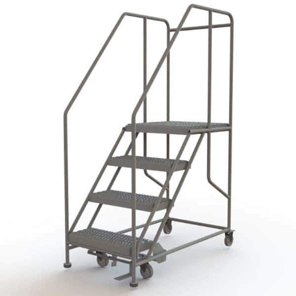 TRI-ARC - Rolling & Wall Mounted Ladders & Platforms Type: Rolling Work Platform Style: Steel Work Platform - Exact Tool & Supply