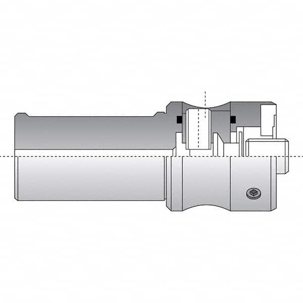 Allied Machine and Engineering - 50mm Diam Radial Clamp Straight Shank Modular Reamer Body - Exact Tool & Supply