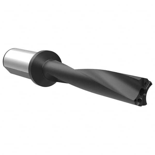 Allied Machine and Engineering - Series APX 38, 5xD, 40mm Diam Flanged Straight Shank, Drill Body - Exact Tool & Supply