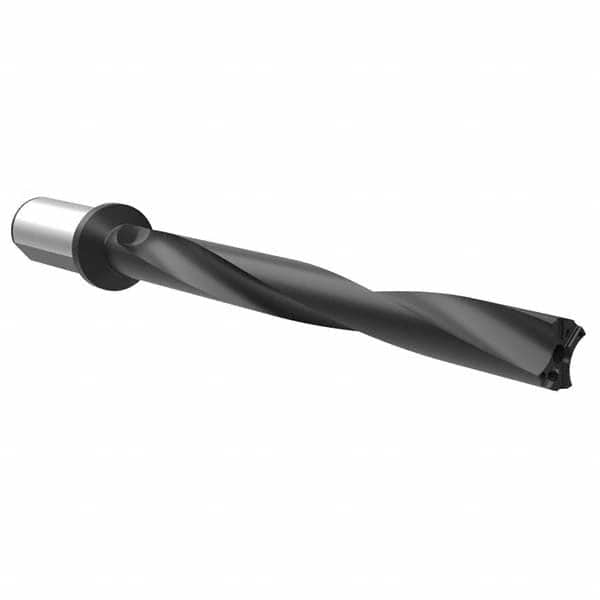 Allied Machine and Engineering - Series APX 38, 10xD, 40mm Diam Flanged Straight Shank, Drill Body - Exact Tool & Supply