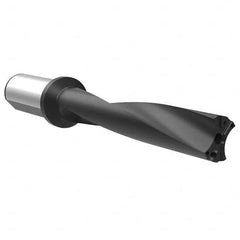 Allied Machine and Engineering - Series APX 44, 5xD, 40mm Diam Flanged Straight Shank, Drill Body - Exact Tool & Supply