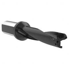 Allied Machine and Engineering - 76.2mm Max Drill Depth, 4xD, 19.5mm Diam, Indexable Insert Drill - Exact Tool & Supply