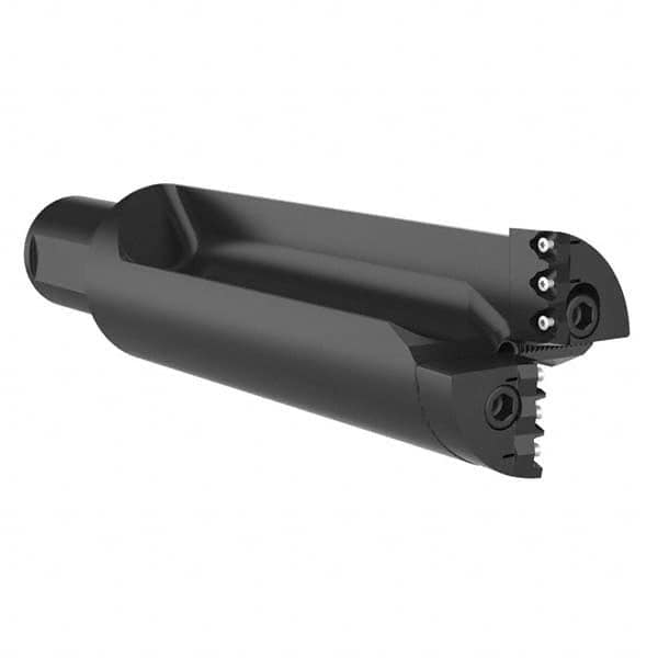 Allied Machine and Engineering - 202.9mm Max Drill Depth, 2.5xD, 76.2mm Diam, Indexable Insert Drill - Exact Tool & Supply