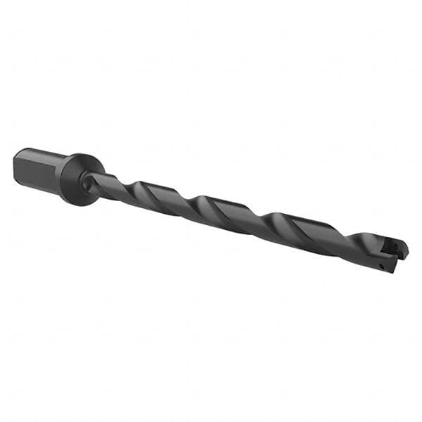 Allied Machine and Engineering - 7/16" to 1/2" Diam 7-1/16" Max Depth Helical Flute Spade Drill - Exact Tool & Supply