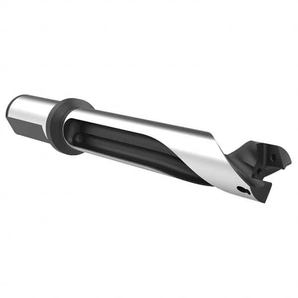 Allied Machine and Engineering - 24mm to 26mm Diam 5xD 129.9mm Max Depth Straight Flute Spade Drill - Exact Tool & Supply