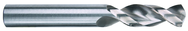 1/2 Dia. x 3-3/4 OAL - High Speed Steel-135° Split Point-Parabolic Screw Machine Drill - Exact Tool & Supply