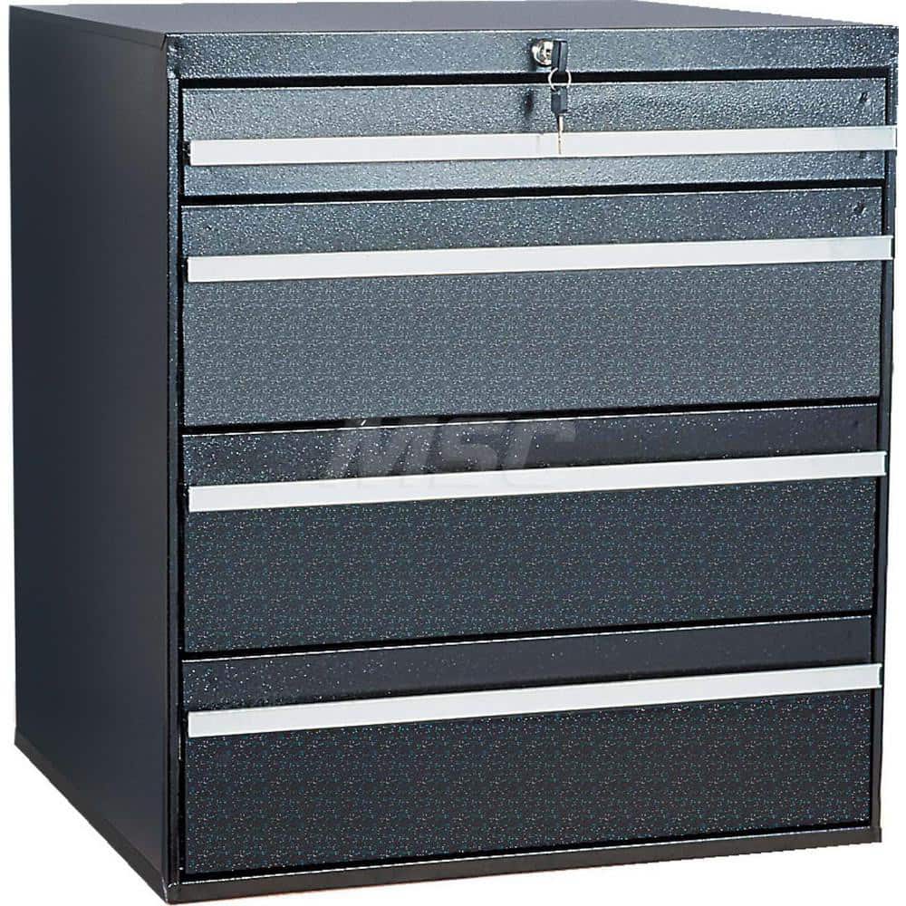 Platt & LaBonia - Small Parts Cabinets; Type: Lockable Storage Cabinet ; Number of Drawers: 4.000 ; Width (Inch): 23-1/2 ; Depth (Inch): 22 ; Height (Inch): 26 ; Frame Material: Steel - Exact Tool & Supply