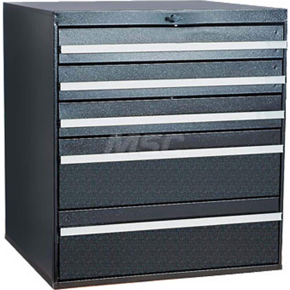 Platt & LaBonia - Small Parts Cabinets; Type: Modular Drawer Cabinet ; Number of Drawers: 5.000 ; Width (Inch): 23-1/2 ; Depth (Inch): 22 ; Height (Inch): 26 ; Frame Material: Steel - Exact Tool & Supply