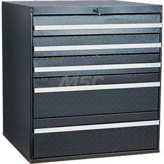 Platt & LaBonia - Small Parts Cabinets; Type: Modular Drawer Cabinet ; Number of Drawers: 5.000 ; Width (Inch): 23-1/2 ; Depth (Inch): 22 ; Height (Inch): 26 ; Frame Material: Steel - Exact Tool & Supply