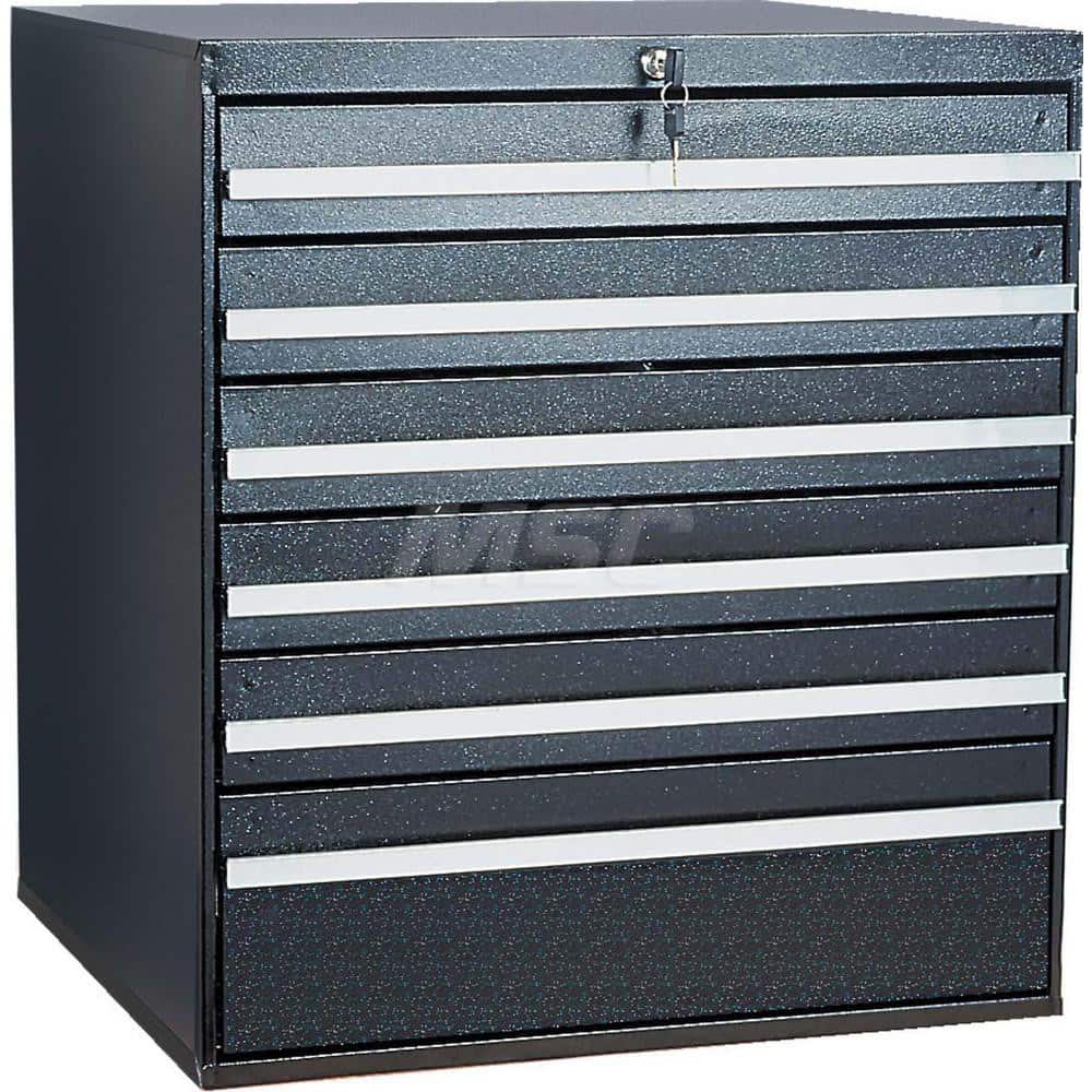 Platt & LaBonia - Small Parts Cabinets; Type: Lockable Storage Cabinet ; Number of Drawers: 6.000 ; Width (Inch): 23-1/2 ; Depth (Inch): 22 ; Height (Inch): 26 ; Frame Material: Steel - Exact Tool & Supply