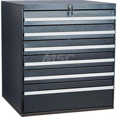 Platt & LaBonia - Small Parts Cabinets; Type: Lockable Storage Cabinet ; Number of Drawers: 6.000 ; Width (Inch): 23-1/2 ; Depth (Inch): 22 ; Height (Inch): 26 ; Frame Material: Steel - Exact Tool & Supply