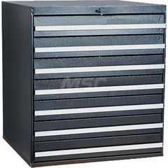 Platt & LaBonia - Small Parts Cabinets; Type: Modular Drawer Cabinet ; Number of Drawers: 7.000 ; Width (Inch): 23-1/2 ; Depth (Inch): 22 ; Height (Inch): 26 ; Frame Material: Steel - Exact Tool & Supply