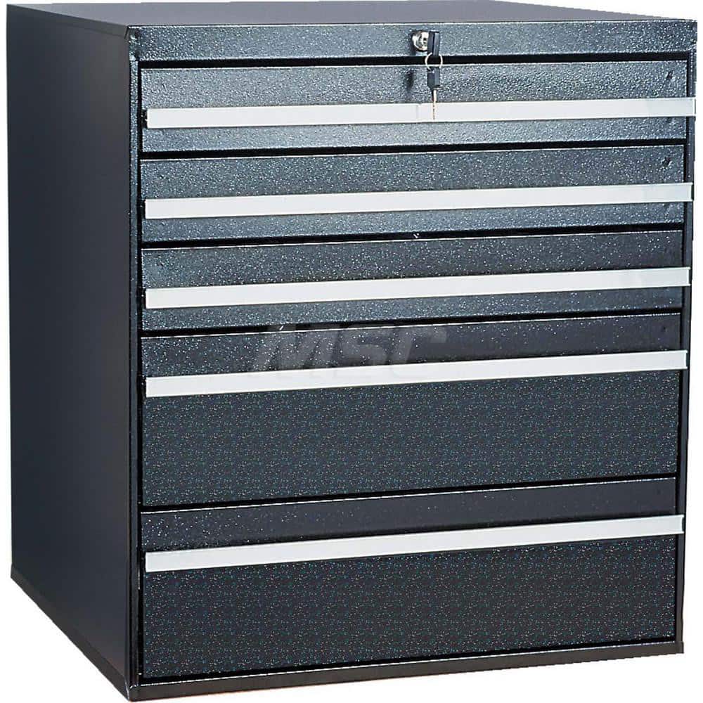 Platt & LaBonia - Small Parts Cabinets; Type: Lockable Storage Cabinet ; Number of Drawers: 5.000 ; Width (Inch): 23-1/2 ; Depth (Inch): 22 ; Height (Inch): 26 ; Frame Material: Steel - Exact Tool & Supply