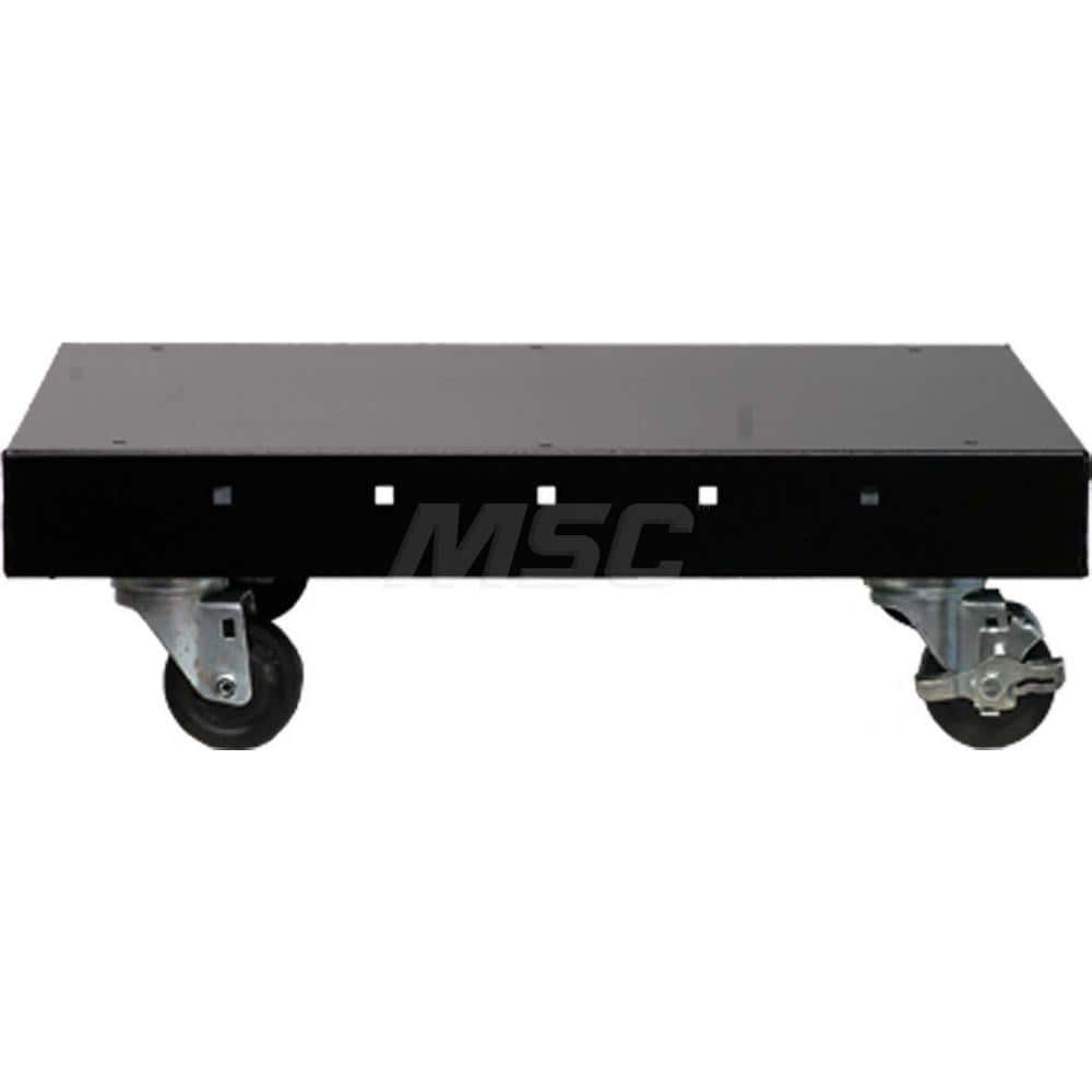 Platt & LaBonia - Cabinet Components & Accessories; Type: Mobile Cabinet Caster System ; For Use With: All BB Cabinets ; Color: Black ; Material: Steel ; Width (Inch): 23-1/2 ; Depth (Inch): 22 - Exact Tool & Supply