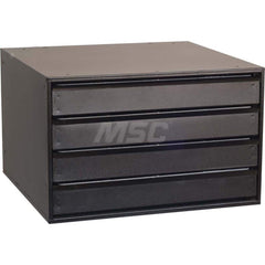 Platt & LaBonia - Small Parts Cabinets; Type: Modular Drawer Cabinet ; Number of Drawers: 4.000 ; Width (Inch): 23-1/2 ; Depth (Inch): 22 ; Height (Inch): 15 ; Frame Material: Steel - Exact Tool & Supply