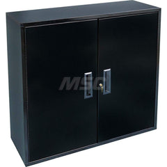 Platt & LaBonia - Storage Cabinets; Type: Locking ; Width (Inch): 35-1/4 ; Depth (Inch): 12-1/2 ; Height (Inch): 30 ; Number of Shelves: 2 ; Material: Steel - Exact Tool & Supply