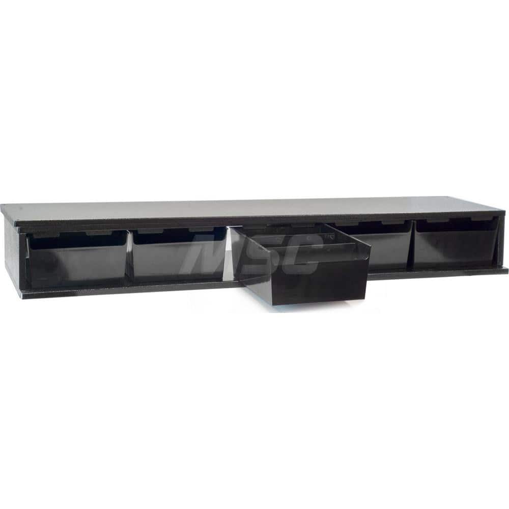 Platt & LaBonia - Small Parts Cabinets; Type: Modular Stackable Bin Cabinet ; Number of Drawers: 0.000 ; Width (Inch): 40 ; Depth (Inch): 11-7/8 ; Height (Inch): 5-3/16 ; Frame Material: Steel - Exact Tool & Supply