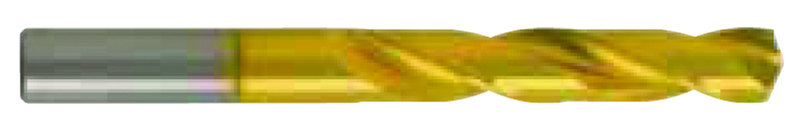 21/64 Dia-Carbide HP 5XD Drill-140Â° Point-TiN - Exact Tool & Supply