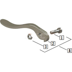 SANI-LAV - Spray Nozzle Parts & Accessories; Type: Handle Replacement Kit ; For Use With: Model N3B Nozzle ; Material: Brass - Exact Tool & Supply