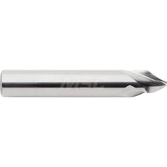 M.A. Ford - Chamfer Mills; Cutter Head Diameter (Inch): 1/2 ; Included Angle A: 60 ; Chamfer Mill Material: Solid Carbide ; Chamfer Mill Finish/Coating: Uncoated ; Overall Length (Inch): 3 ; Shank Diameter (Inch): 1/2 - Exact Tool & Supply