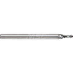 M.A. Ford - Ball End Mills; Mill Diameter (mm): 4.00 ; Mill Diameter (Decimal Inch): 0.1575 ; Number of Flutes: 2 ; Length of Cut (mm): 6.0000 ; Material: Solid Carbide ; Overall Length (mm): 50.0000 - Exact Tool & Supply