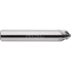 M.A. Ford - Chamfer Mills; Cutter Head Diameter (Inch): 3/16 ; Included Angle A: 90 ; Chamfer Mill Material: Solid Carbide ; Chamfer Mill Finish/Coating: Uncoated ; Overall Length (Inch): 2 ; Shank Diameter (Inch): 3/16 - Exact Tool & Supply