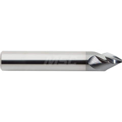 M.A. Ford - Chamfer Mills; Cutter Head Diameter (Inch): 3/16 ; Included Angle A: 60 ; Chamfer Mill Material: Solid Carbide ; Chamfer Mill Finish/Coating: AlCrN ; Overall Length (Inch): 2 ; Shank Diameter (Inch): 3/16 - Exact Tool & Supply