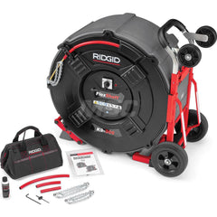 Ridgid - Electric & Gas Drain Cleaning Machines; Type of Power: 120 V AC ; For Minimum Pipe Size: 3 (Inch); For Maximum Pipe Size: 6 (Inch); Cable Length (Feet): 125 ; Cable Diameter: 3/8 (Inch); Cable Diameter: 3/8 - Exact Tool & Supply