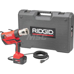 Ridgid - Benders, Crimpers & Pressers; Type: Presser ; Maximum Pipe Capacity (Inch): 4 ; Minimum Pipe Capacity: 1/2 (Inch); Overall Length (Inch): 11 ; Includes: RP 350 Press Tool; 120V AC Adapter; Carrying Case ; For Use With: Viega ProPress and MegaPre - Exact Tool & Supply