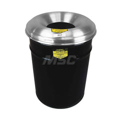Justrite - Fire-Resistant Drums & Heads; Drum Capacity (Gal.): 15.00 ; Head Material: Aluminum ; Drum Material: Steel ; Outside Diameter (Inch): 15.125 ; Opening Diameter (Inch): 13.125 ; Height (Inch): 25.75 - Exact Tool & Supply